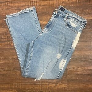 Light Blue Distressed Hollister Jeans